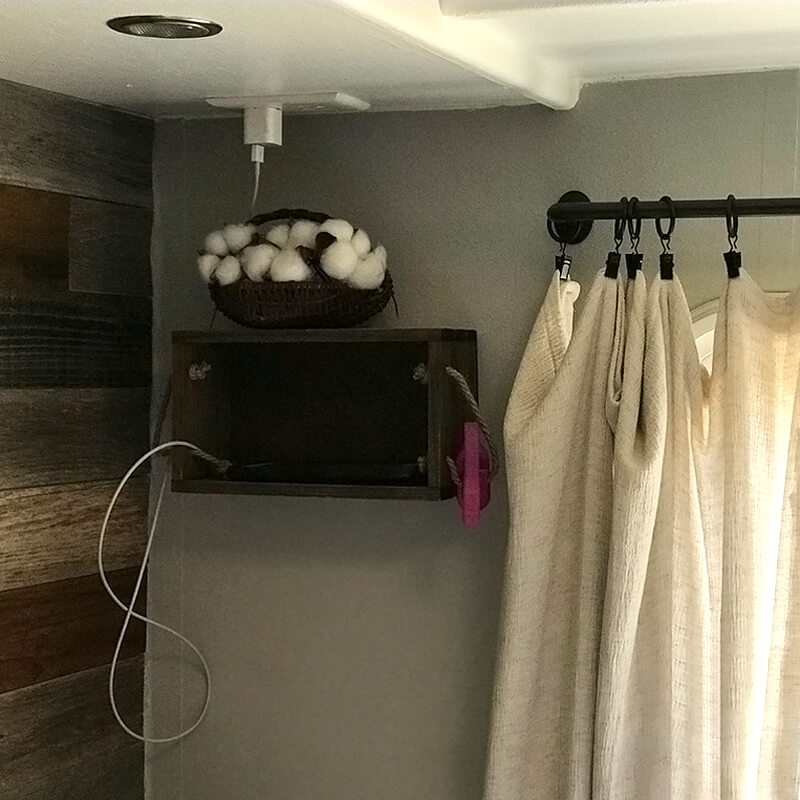 rv bedroom renovation detail